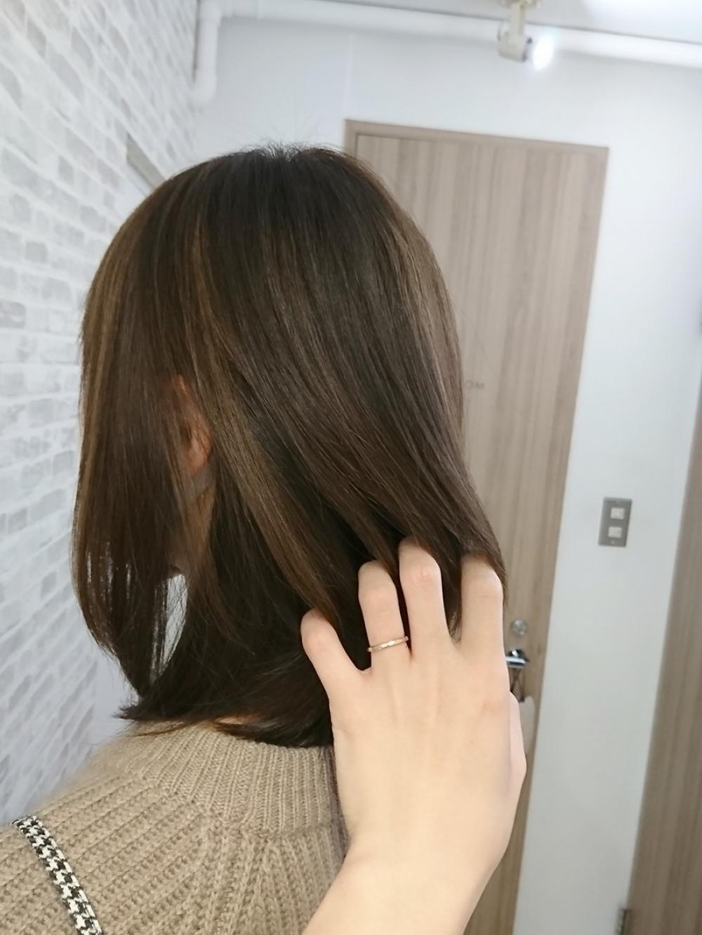 ママさんにもオススメ‼ニュアンスハイライトのハニーモカベージュ♢♢♢