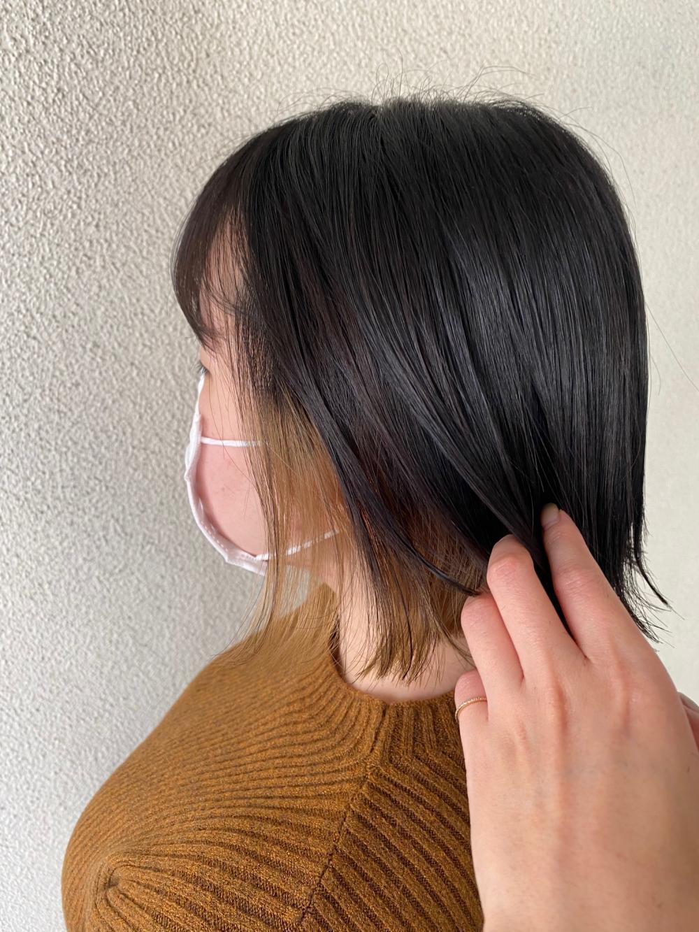 人気の切りっぱなしボブ｜サブ写真②