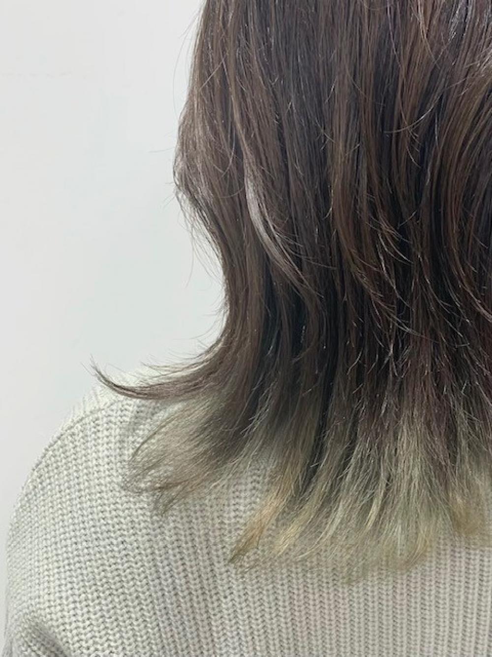 インナー×オリーブグレージュ
