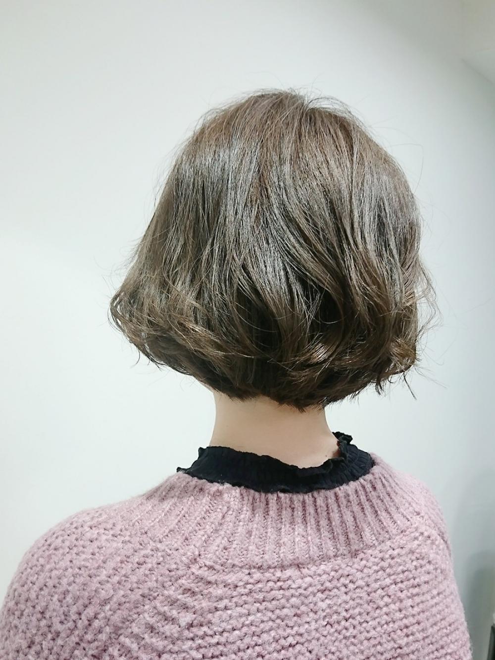 ✡冬にぴったり♡ふんわりミニボブ&オーロラグレージュ✡｜サブ写真④