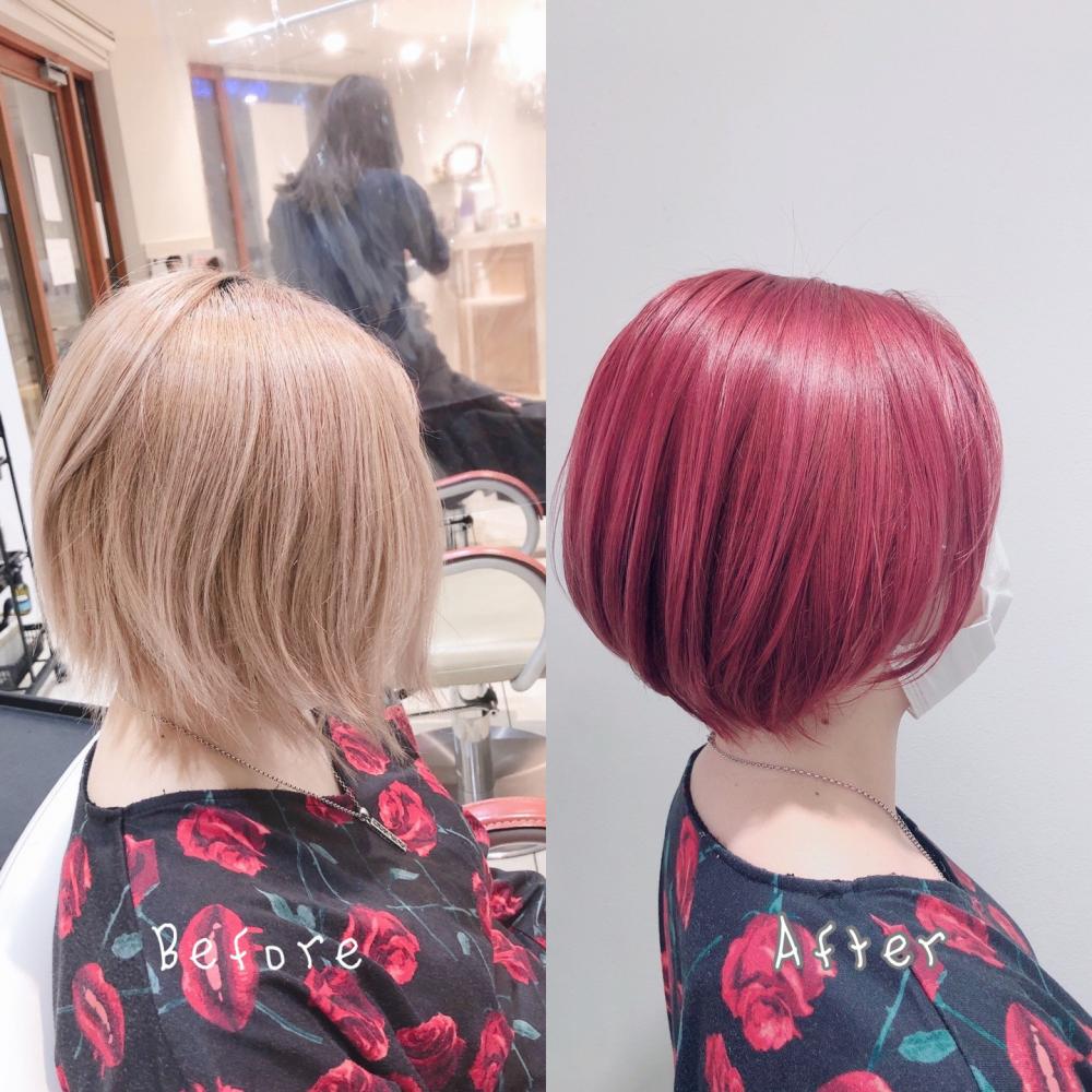 ピンクショート