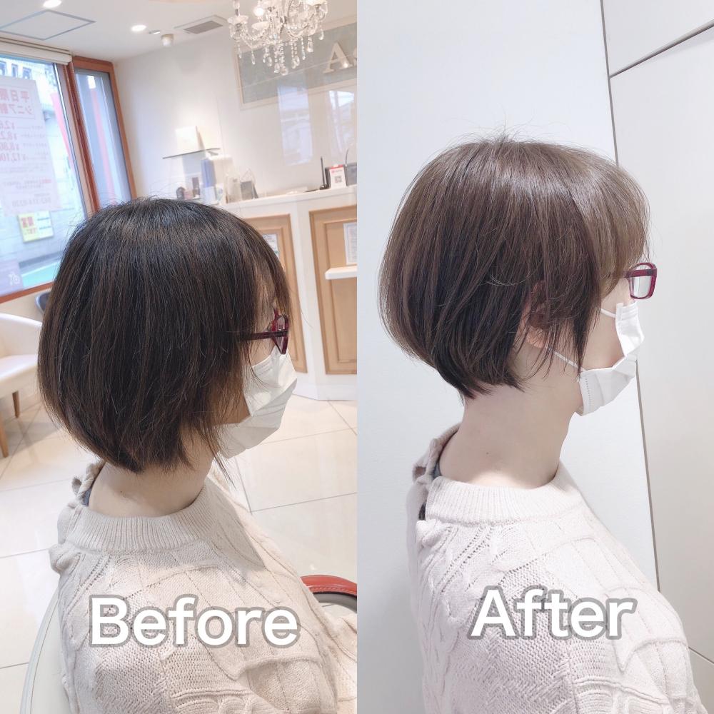 丸みショート