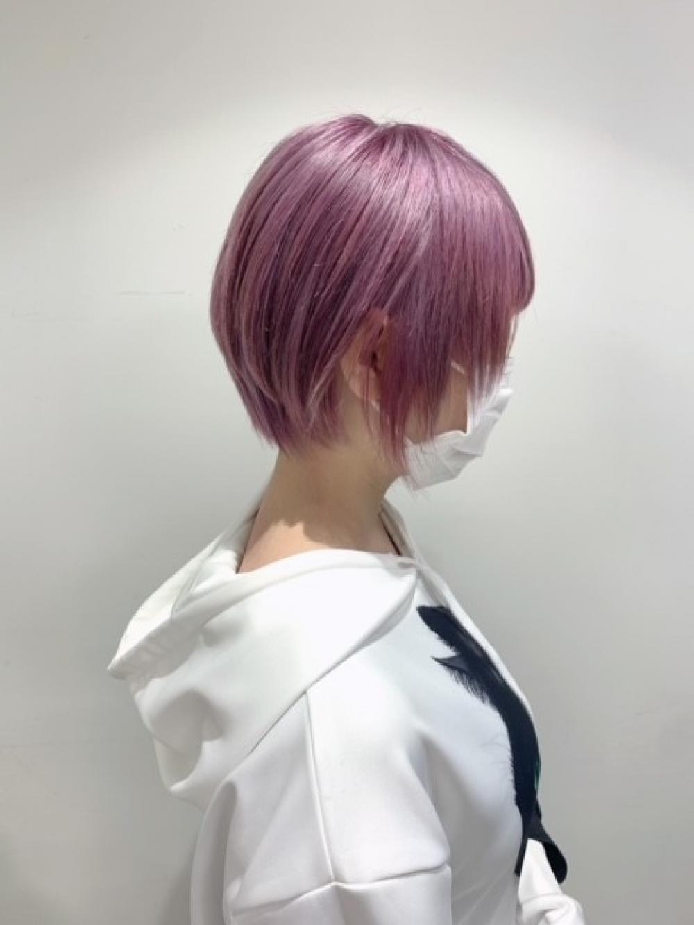 ペールピンク×ショート｜サブ写真②