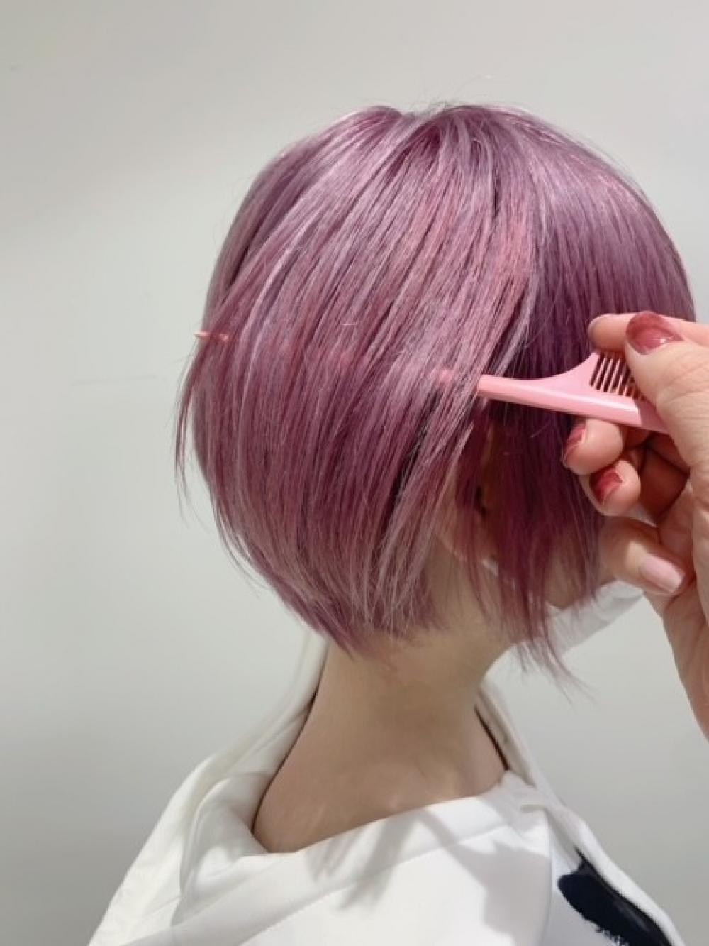 ペールピンク×ショート｜サブ写真③