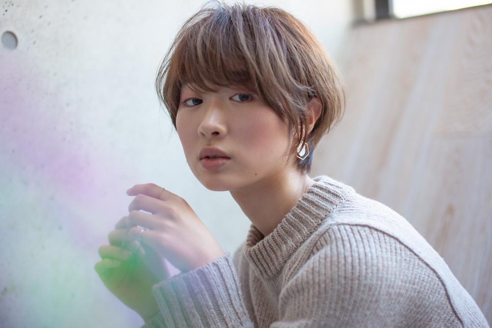 骨格矯正☆大人可愛い耳掛けショートボブ｜サブ写真②