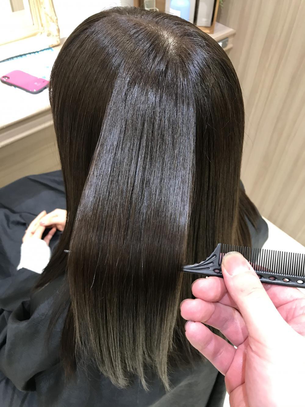 酸熱ツヤカラー｜サブ写真③
