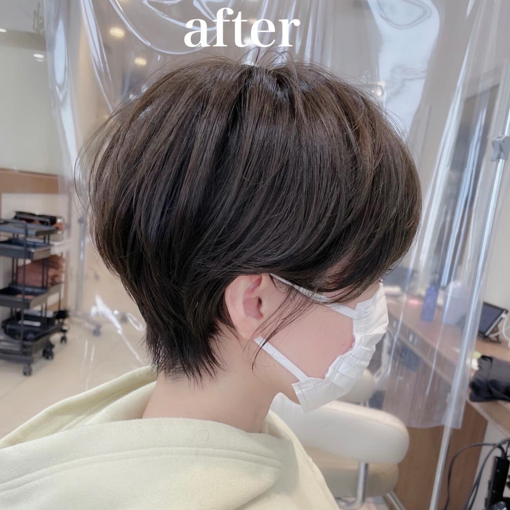 【絶壁解消ショート】大人可愛いショート｜サブ写真③