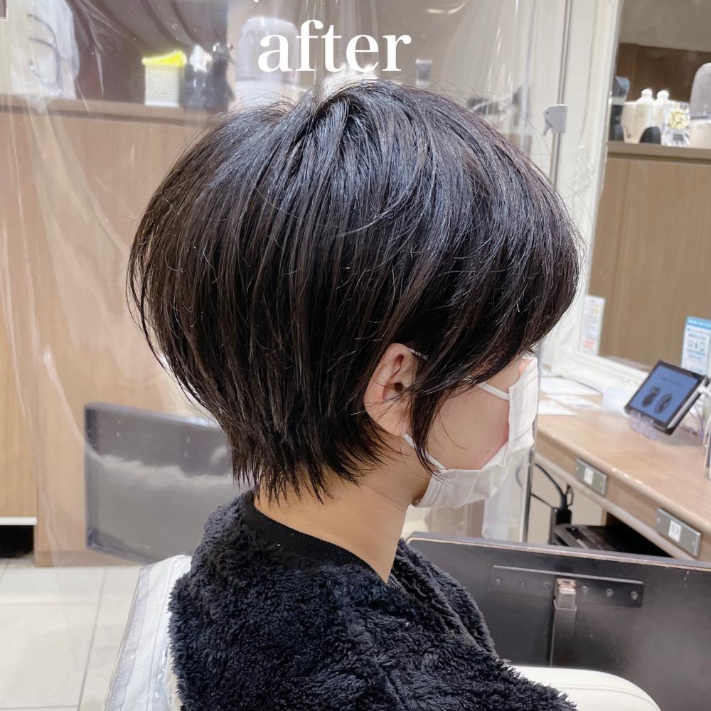 【骨格矯正カット】丸みショート｜サブ写真③