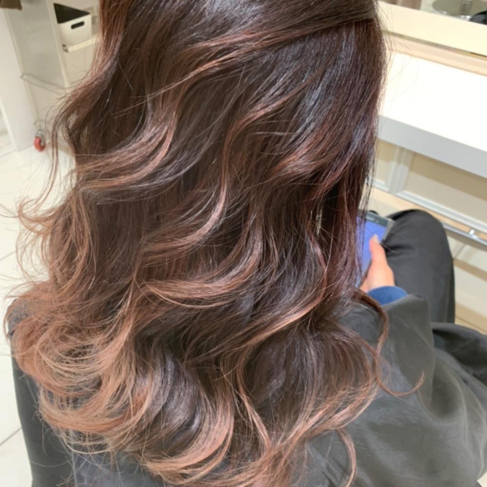 ＼バレイヤージュ×シアーピンク／｜サブ写真②