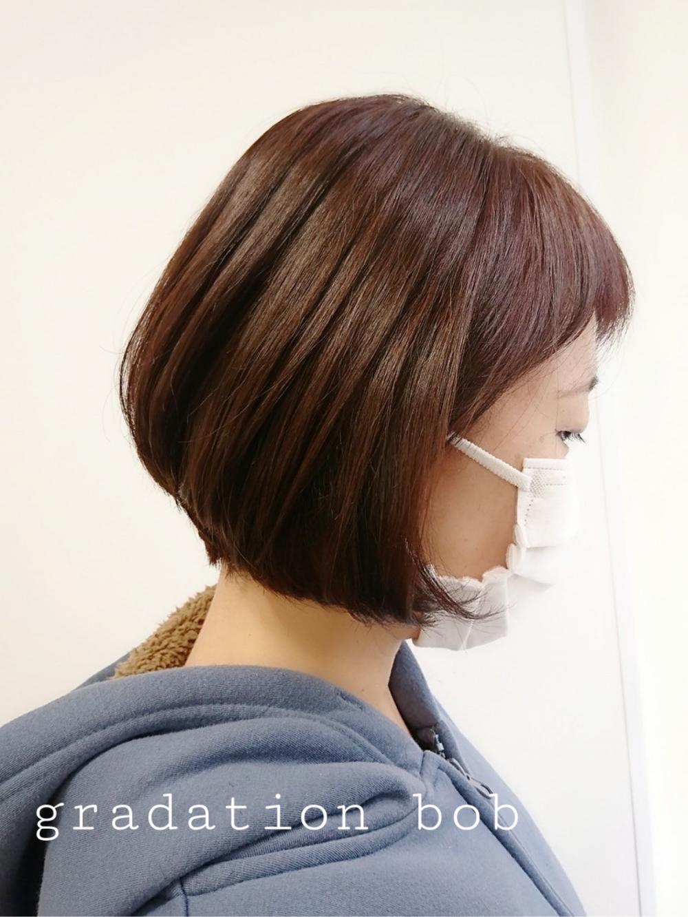 ★大人女性のカジュアルグラボブ｜サブ写真②