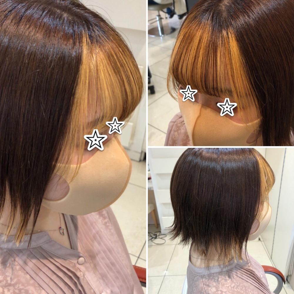 フェイスフレーミングカラー