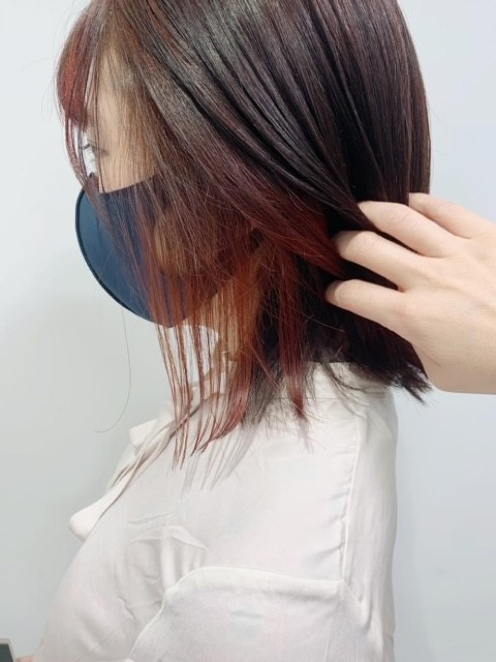 インナーカラー×ブラッドオレンジ｜サブ写真②