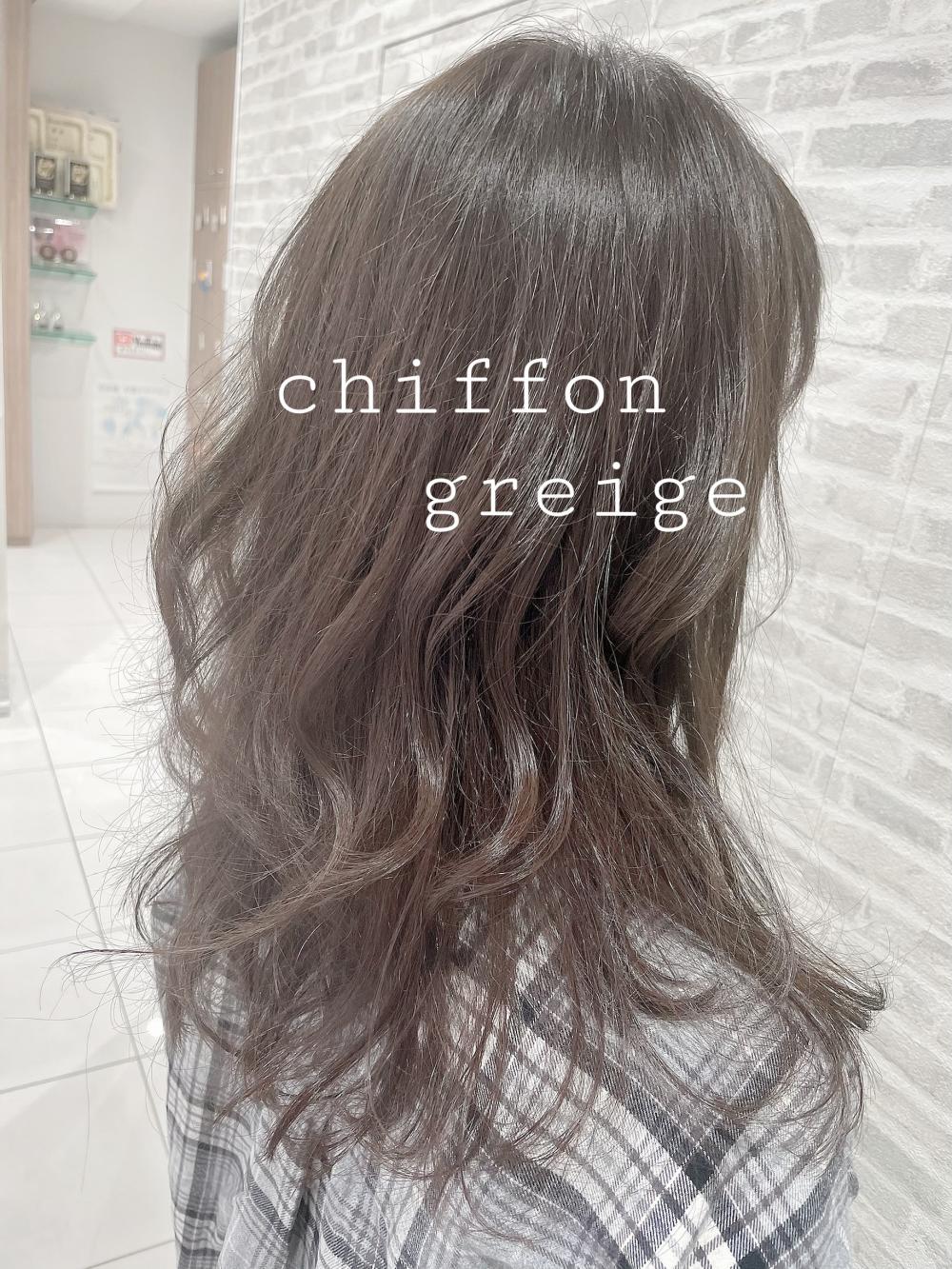 ★カジュアルフェミニンなシフォングレージュ♡