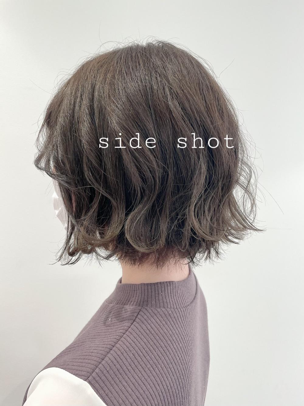 ★シアーグレージュの外ハネミニボブ♡｜サブ写真③
