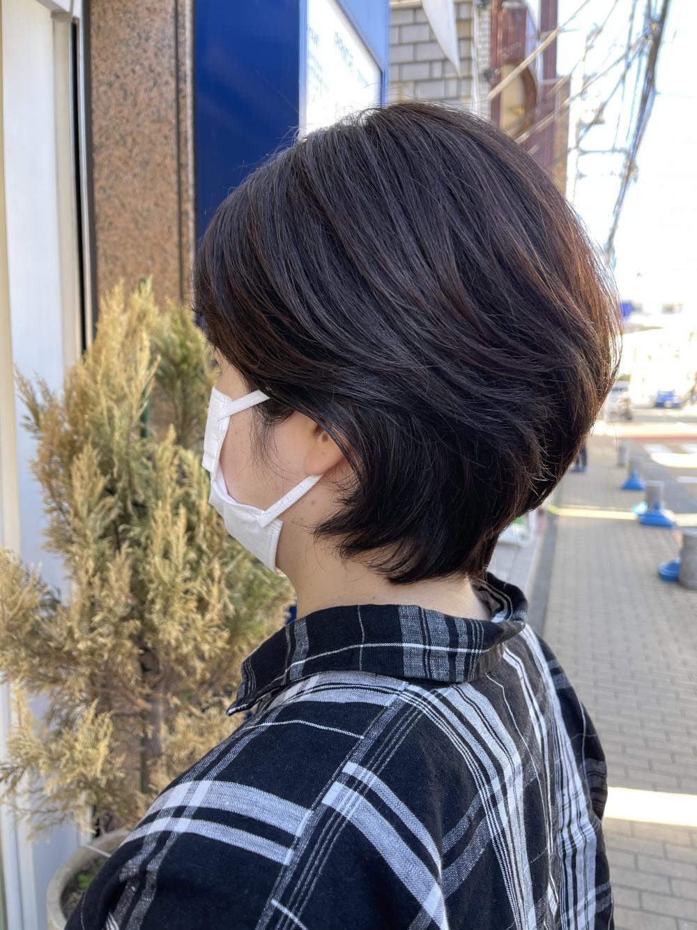 大人ショートボブ