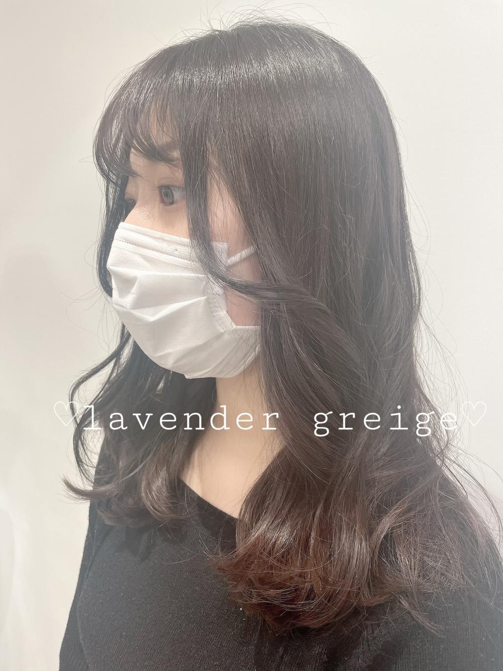 ★ほんのりバイオレットのくすみ色♪ラベンダーグレージュ♡