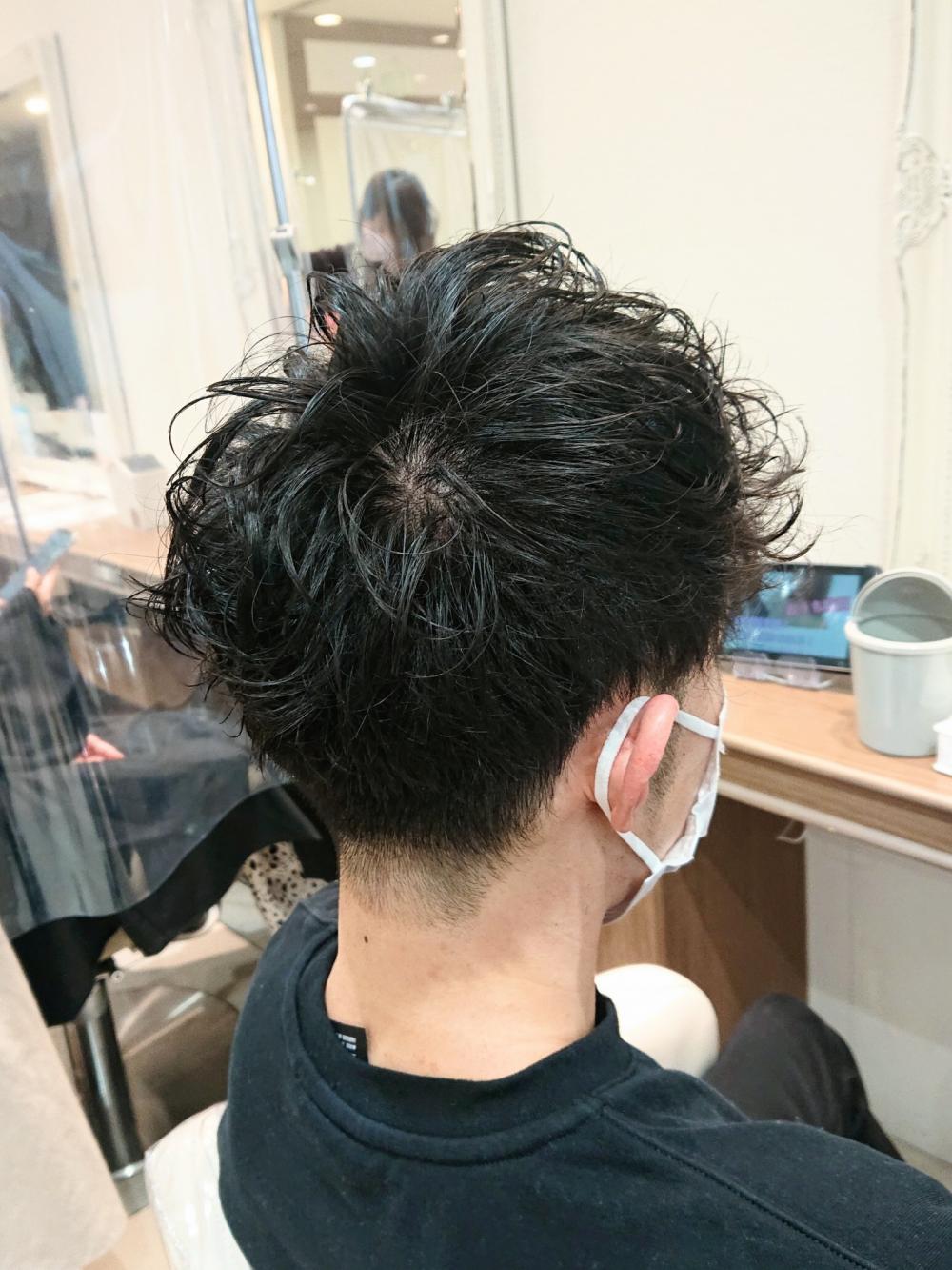 軟毛でペタンとしやす人の為の無造作パーマ｜サブ写真②