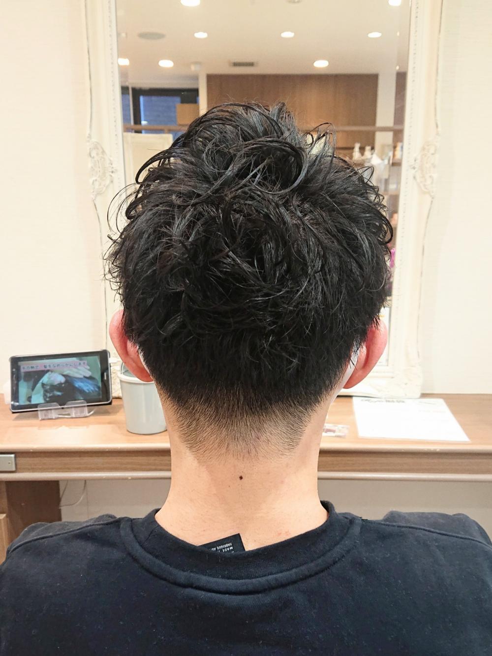 軟毛でペタンとしやす人の為の無造作パーマ｜サブ写真④