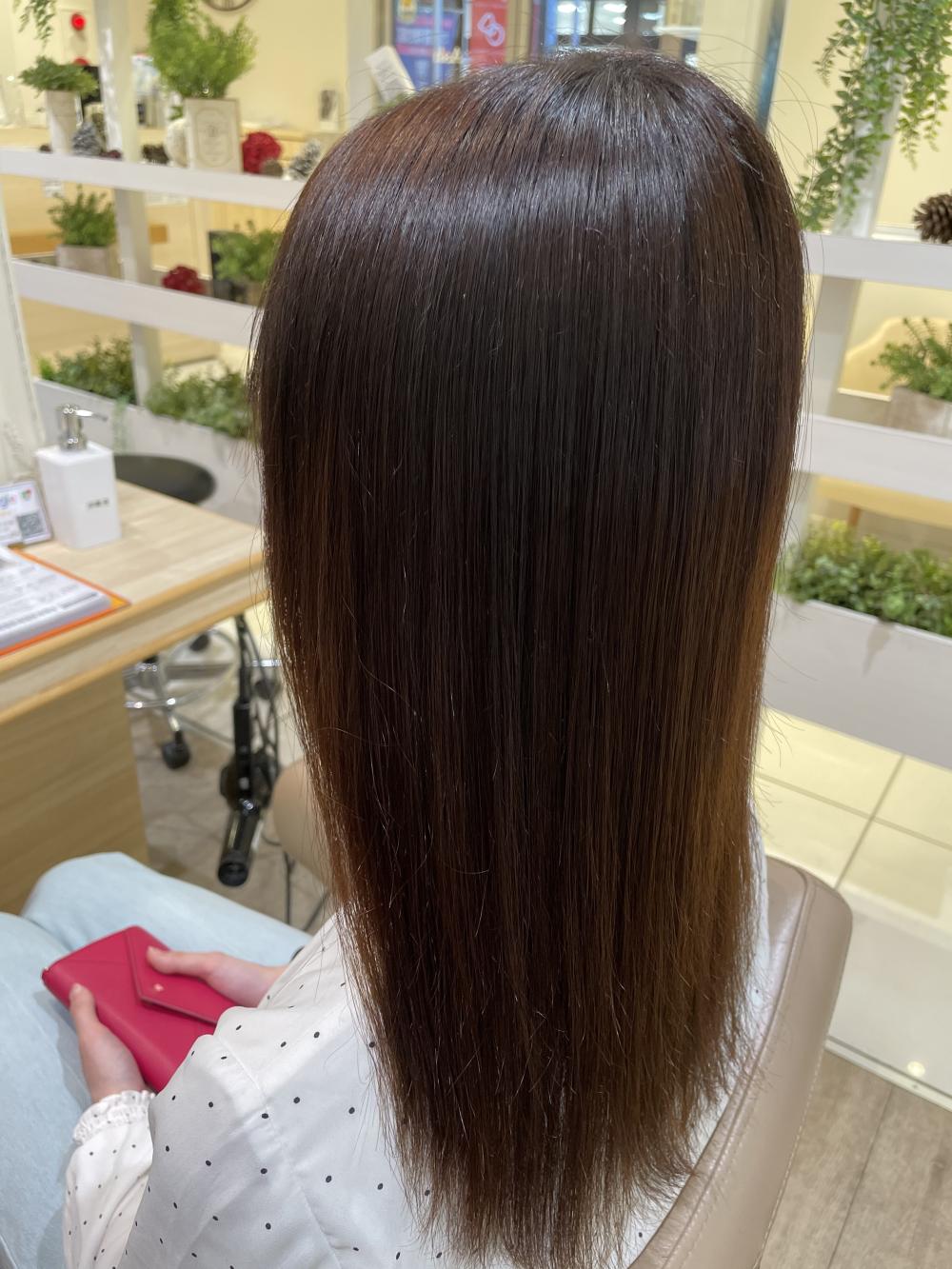 髪質改善ストレート