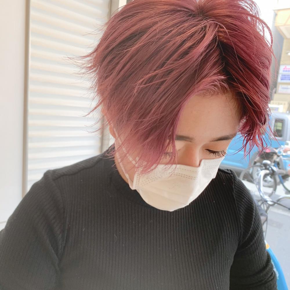 ＼ハイトーンショート×青みピンク／｜サブ写真②