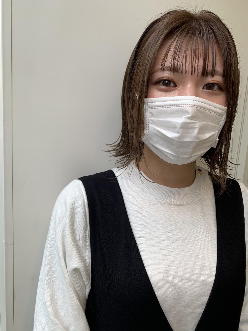 シアーグレージュボブ