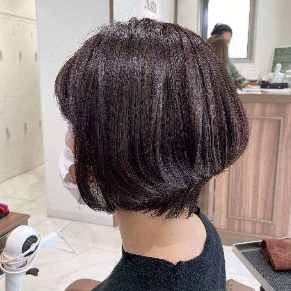 大人女性にオススメ！朝楽ショートボブ｜サブ写真②