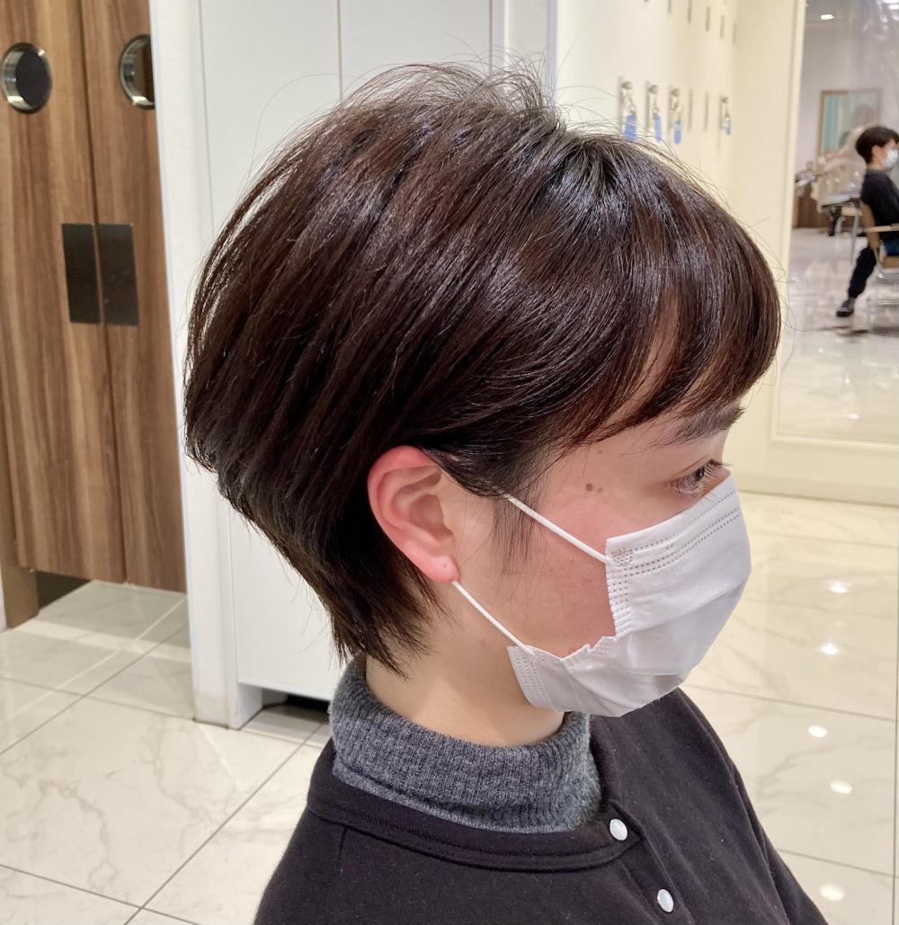 今人気の映えショート、マッシュ系！