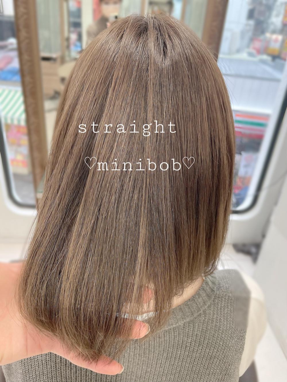 ★ハイトーンヘアにも優しい♡プレミアム縮毛矯正♡