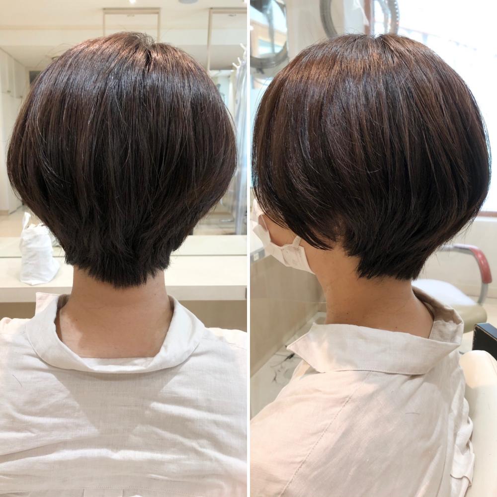 丸みショート