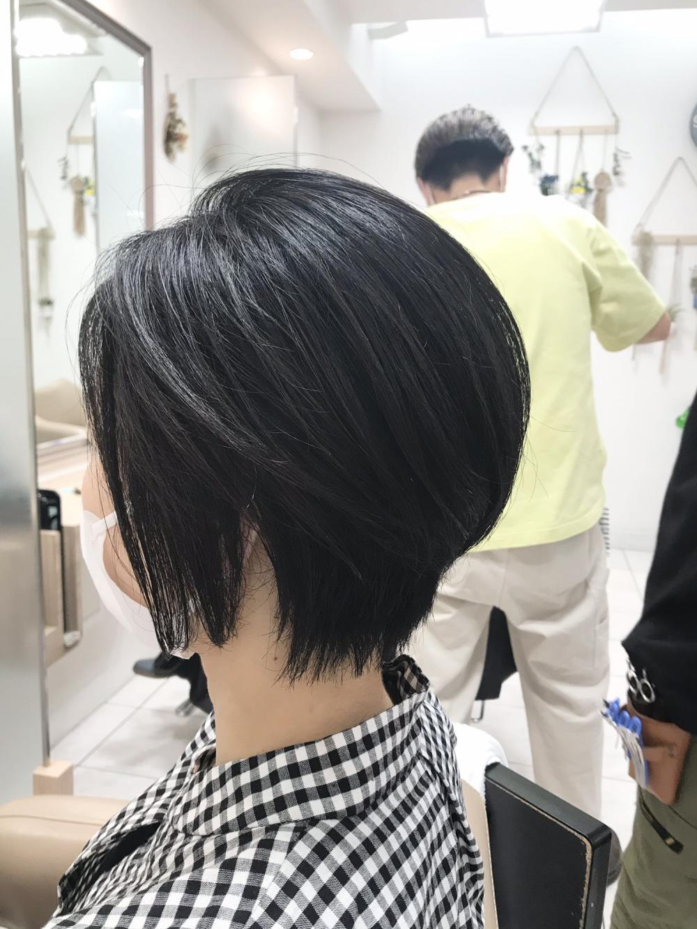 大人黒髪ショート☆