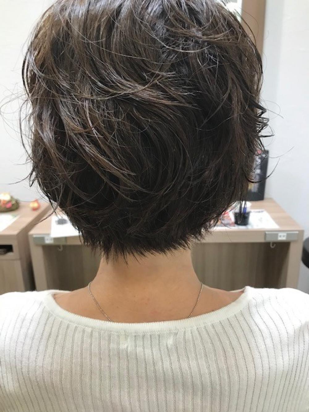 大人パーマショート☆｜サブ写真③