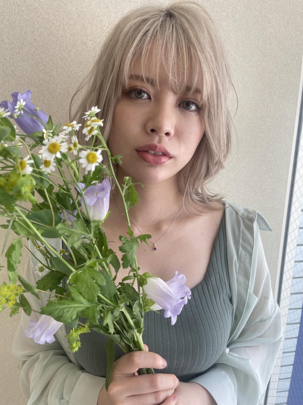 ウルフレイヤー×ブリーチパーマ【岡部限定】｜サブ写真②