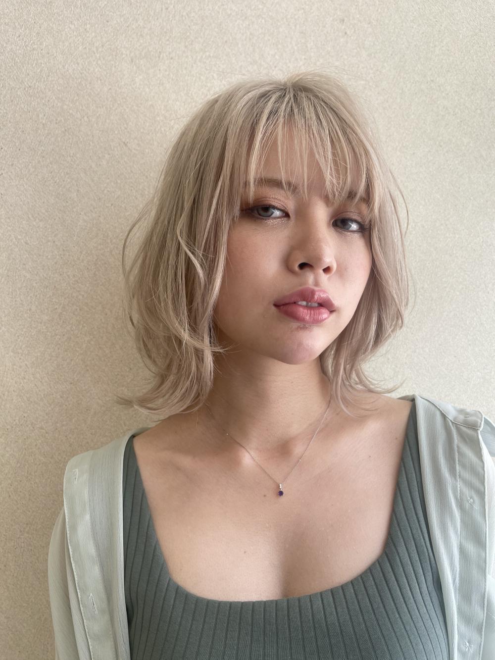 ウルフレイヤー×ブリーチパーマ【岡部限定】｜サブ写真③