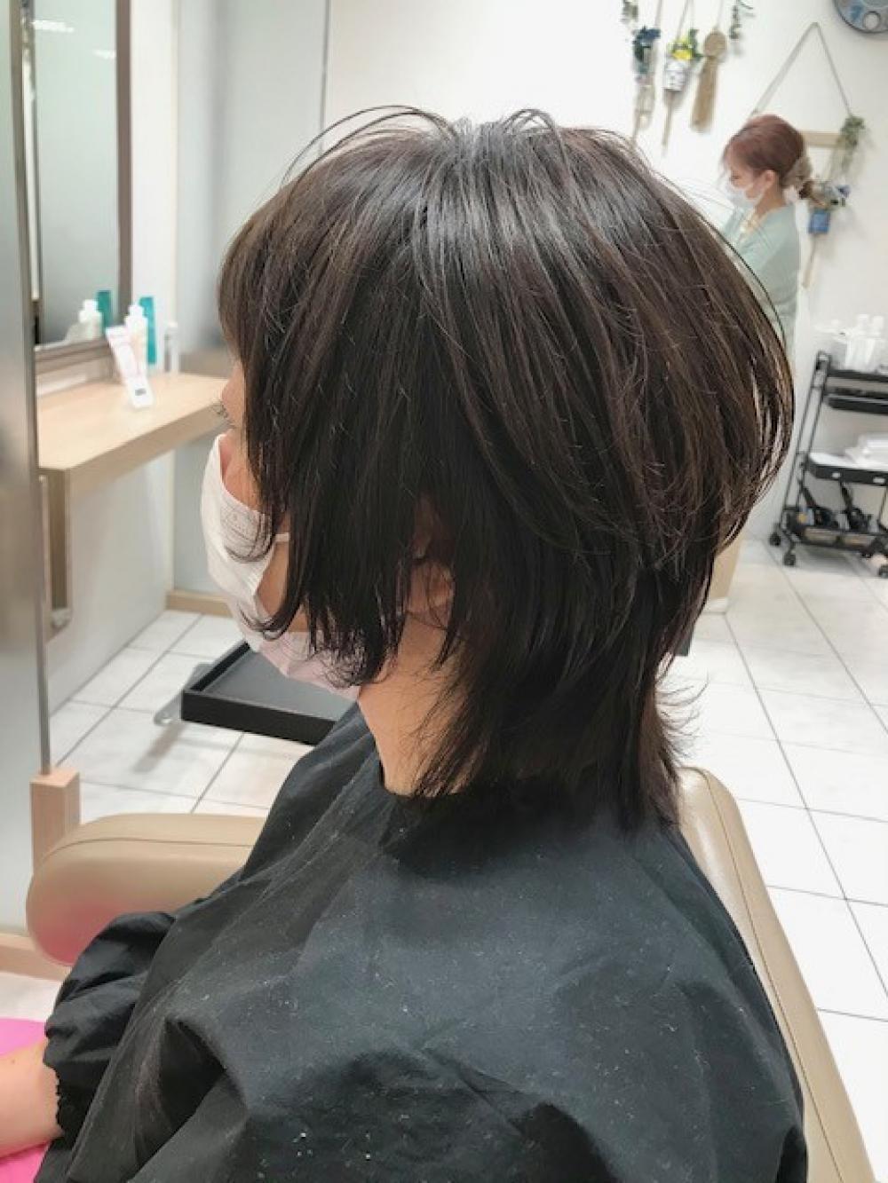 ミディアムショートレイヤー☆