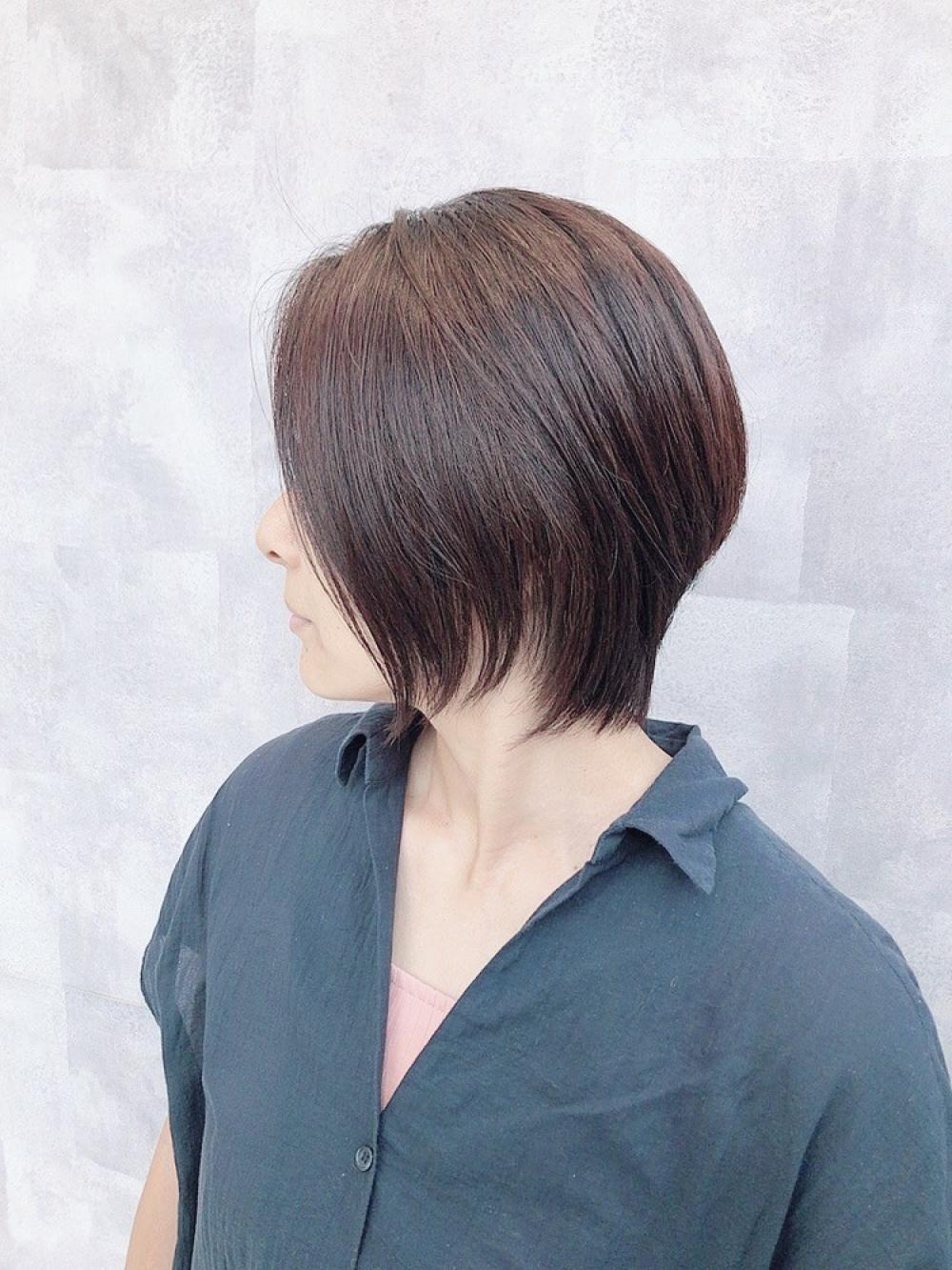 大人ショートボブ