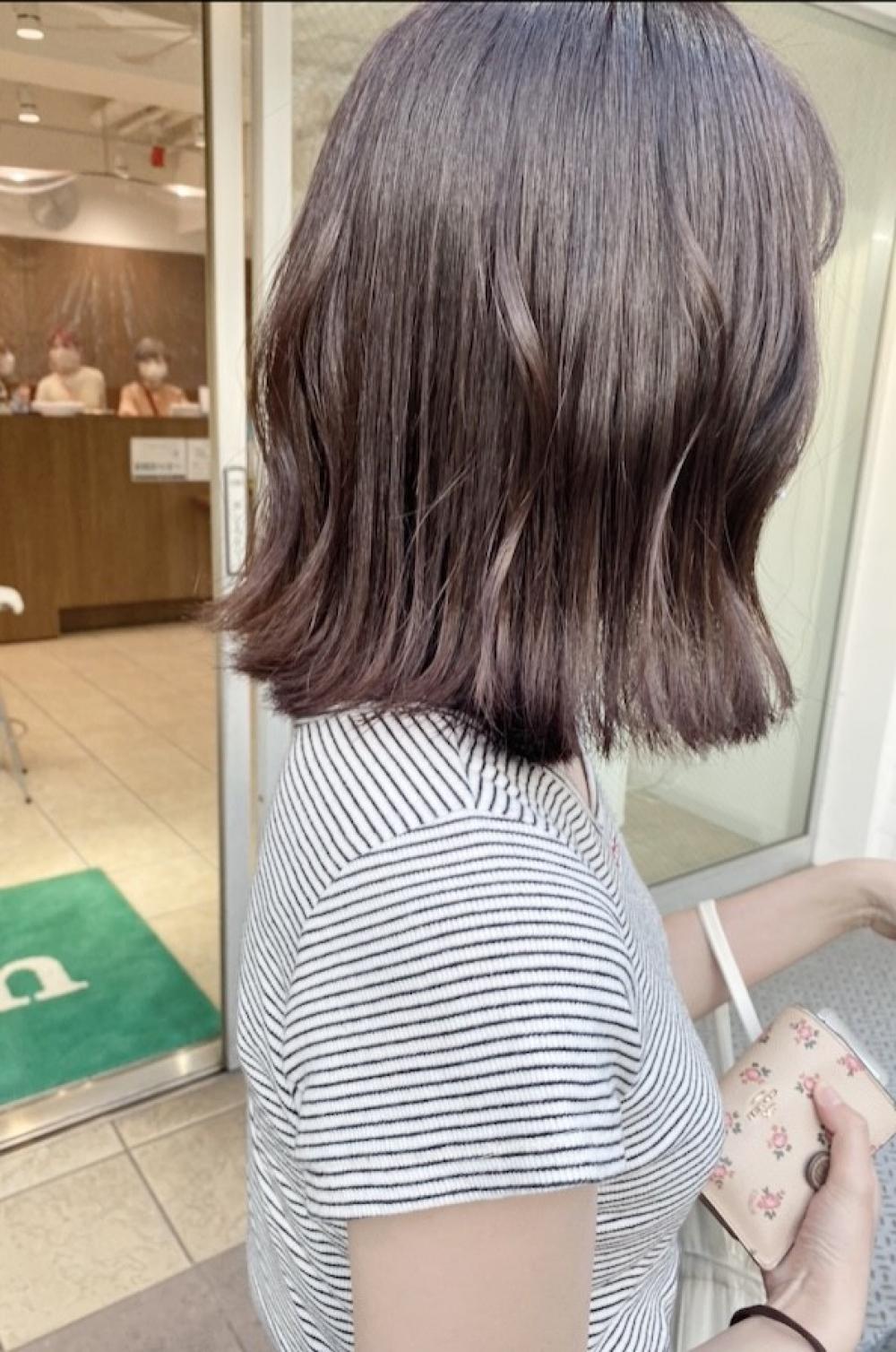 イルミナカラーのラベンダーグレージュ