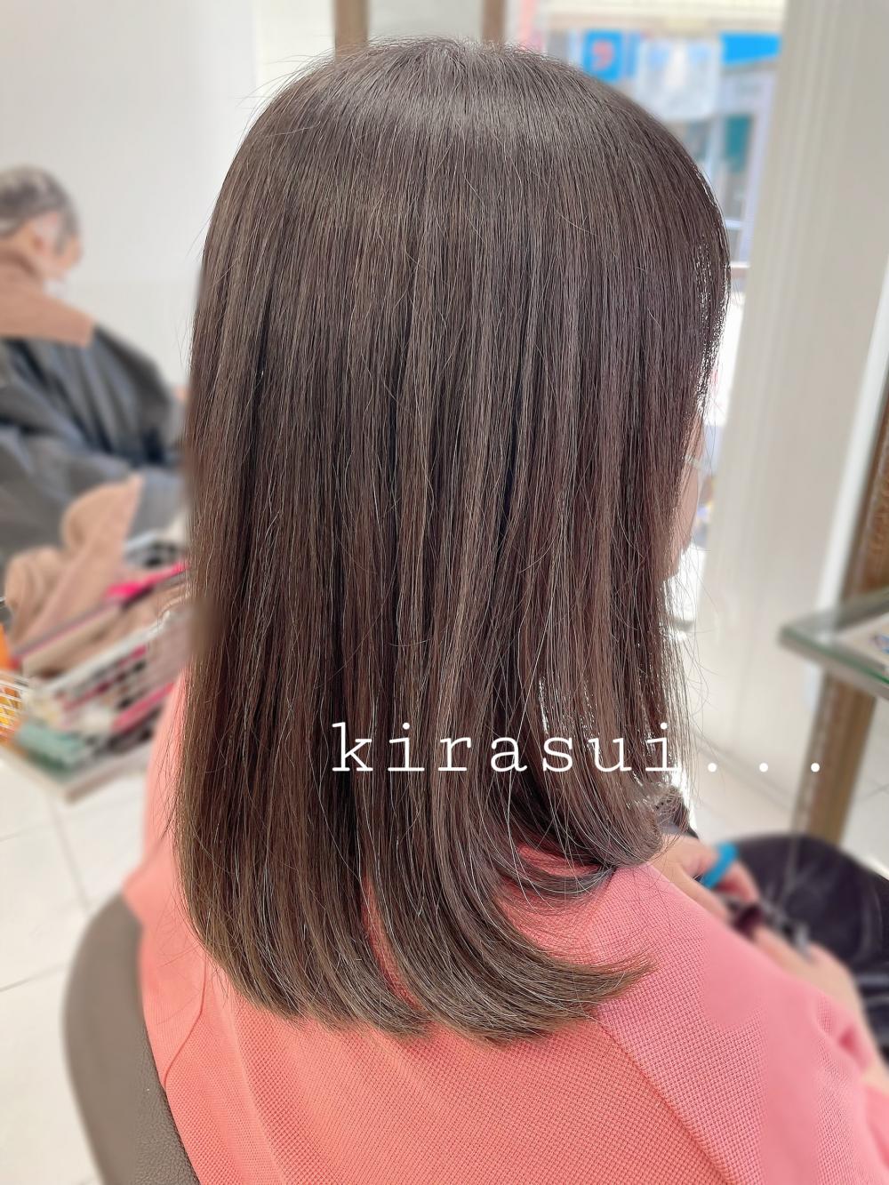 ★ キラ水でツヤ髪まとまるセミロング｜サブ写真③
