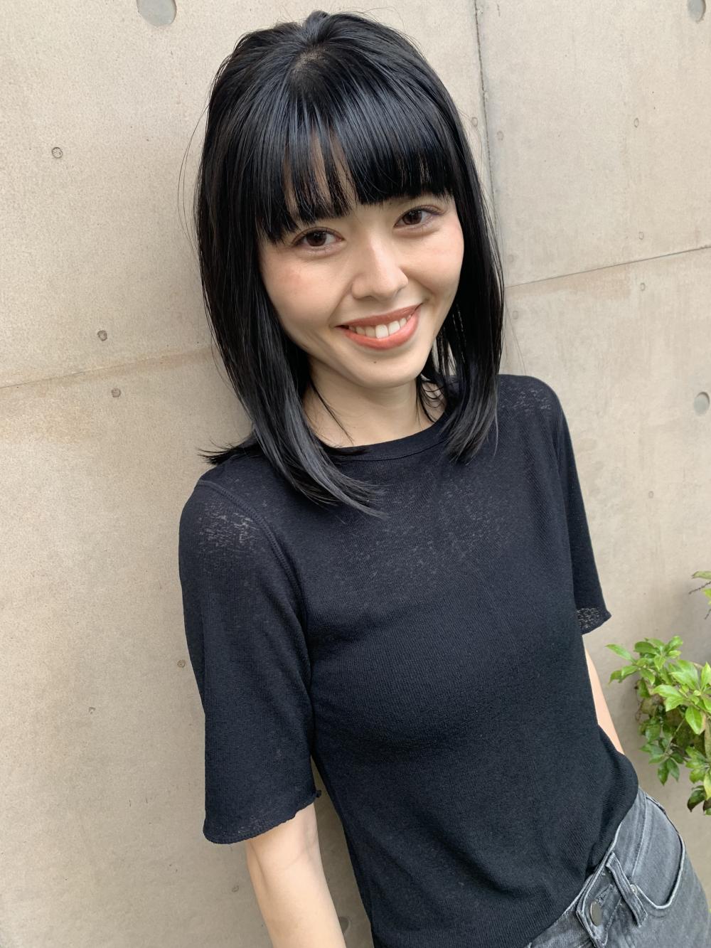 大人の切りっぱなしボブ｜サブ写真③