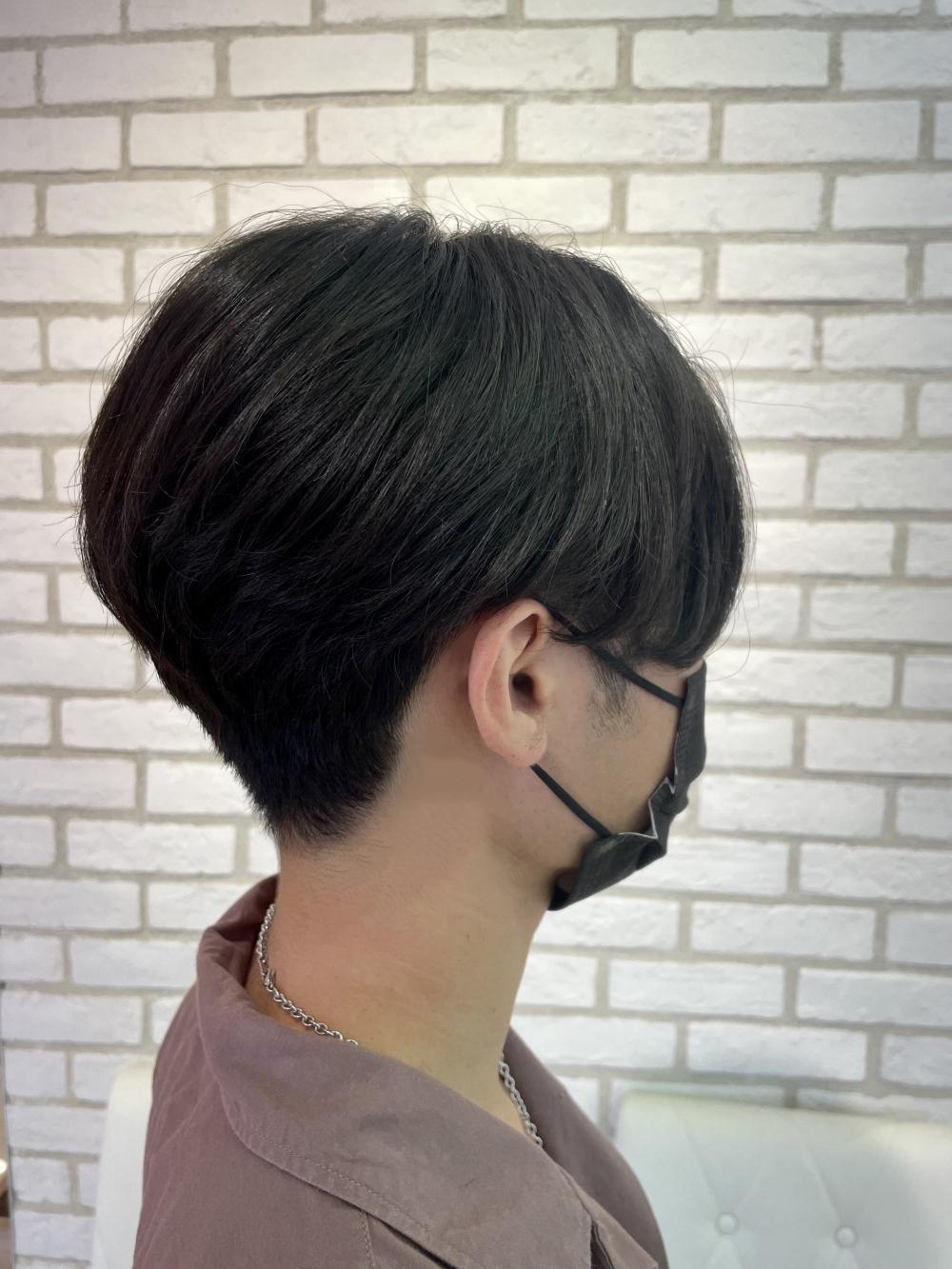 韓国風ナチュラルセンターパート