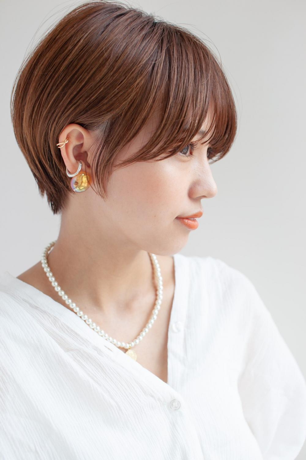 小顔◎絶壁解消◎大人可愛いマッシュショート｜サブ写真②