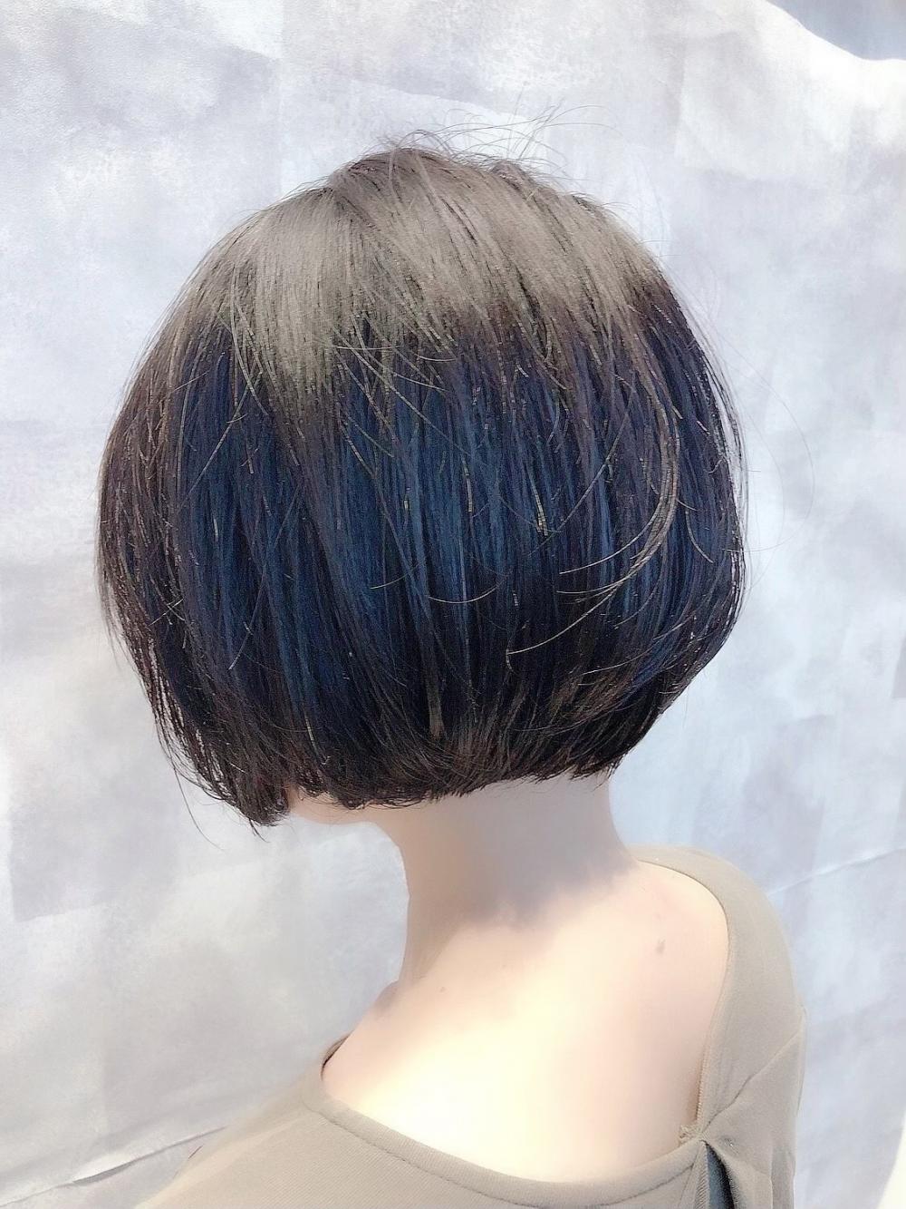首を長く見せるボブスタイル｜サブ写真②