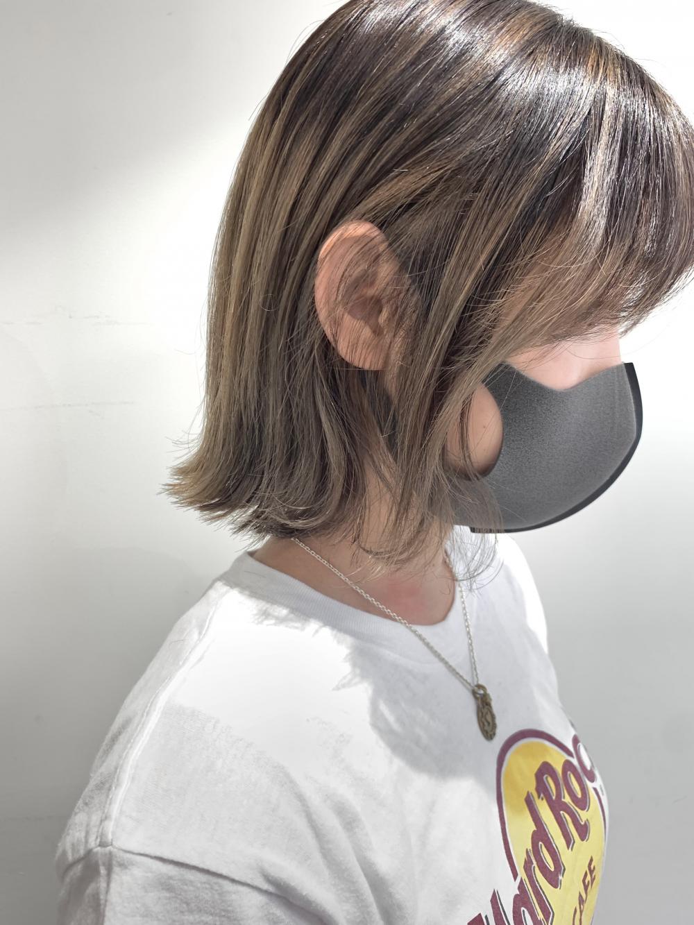 グレージュ×バレイヤージュ｜サブ写真②