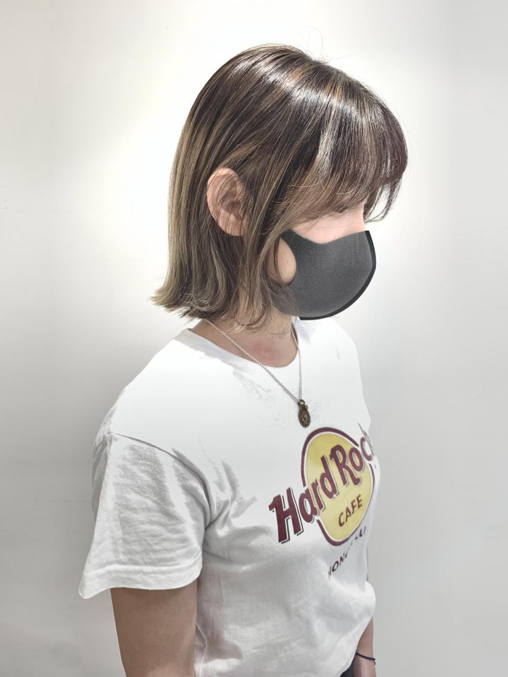 グレージュ×バレイヤージュ｜サブ写真③