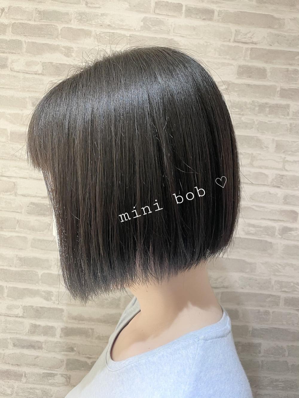 ★さわやか切りっぱなしボブ