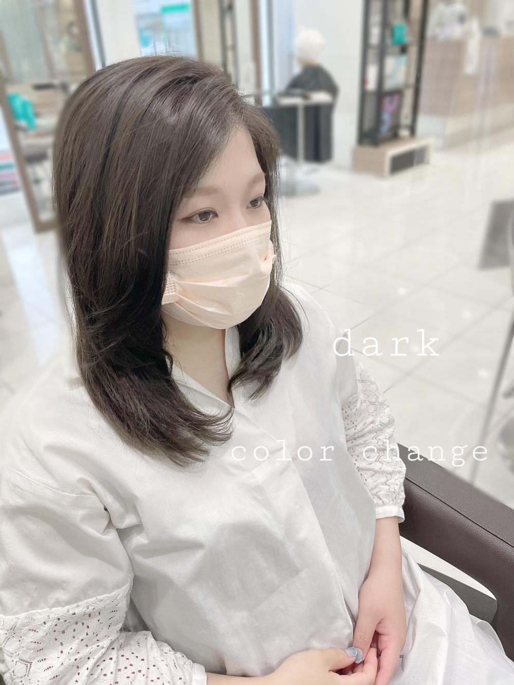 ★ダークカラーのアッシュグレージュ｜サブ写真②