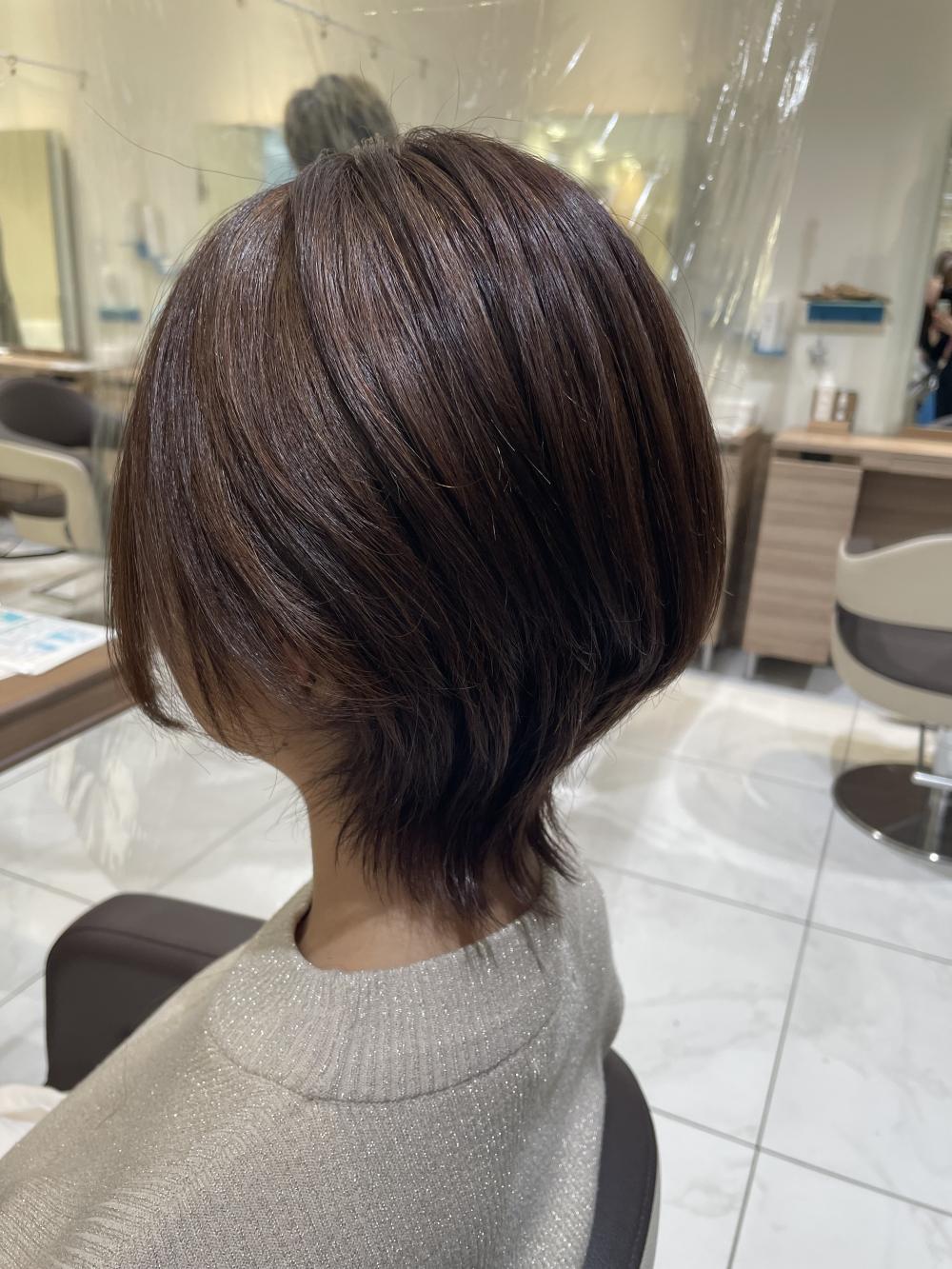 丸みショートボブ