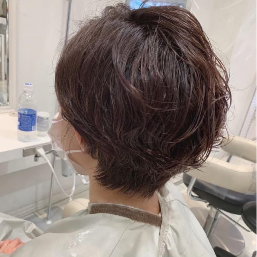 ＊ショート×ゆるふわパーマ＊