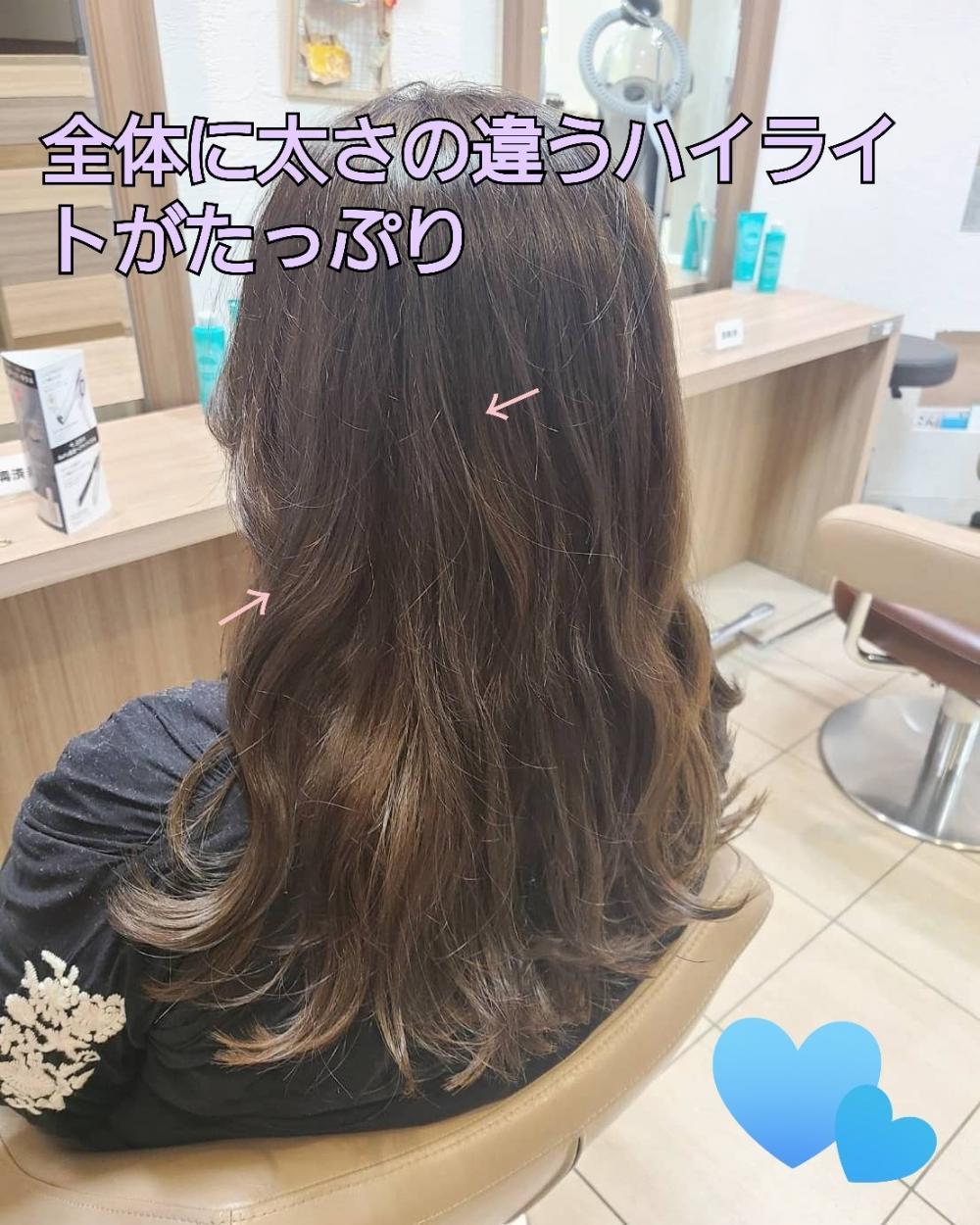 ハイライトで白髪カモフラージュ♪｜サブ写真③