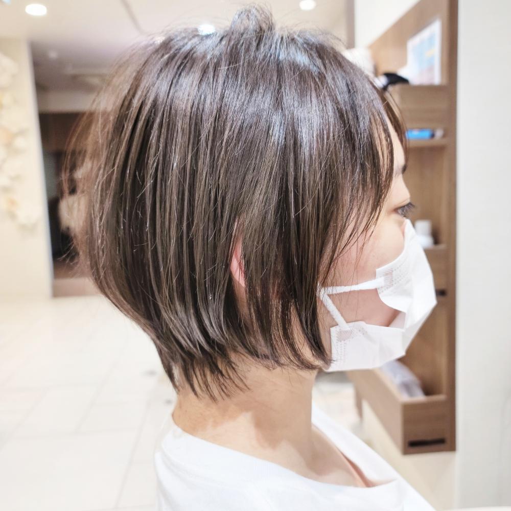 縮毛矯正×ショートボブ