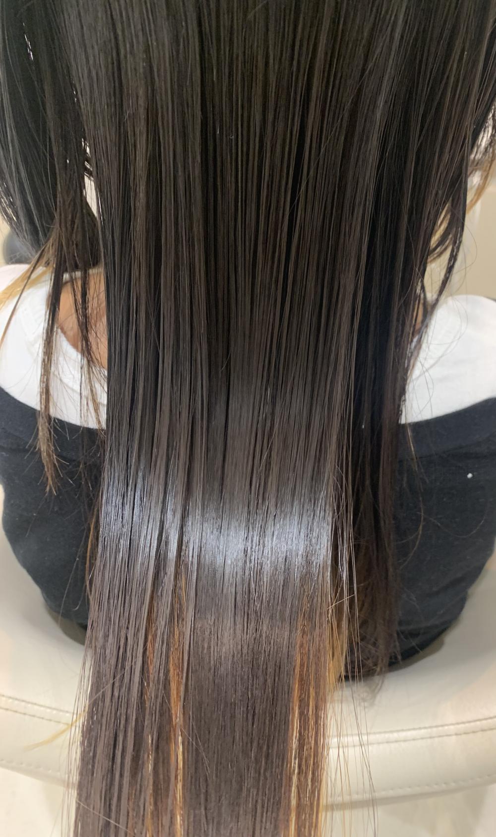 ブリーチ履歴のある髪でもかけられるプレミアム縮毛矯正｜サブ写真③
